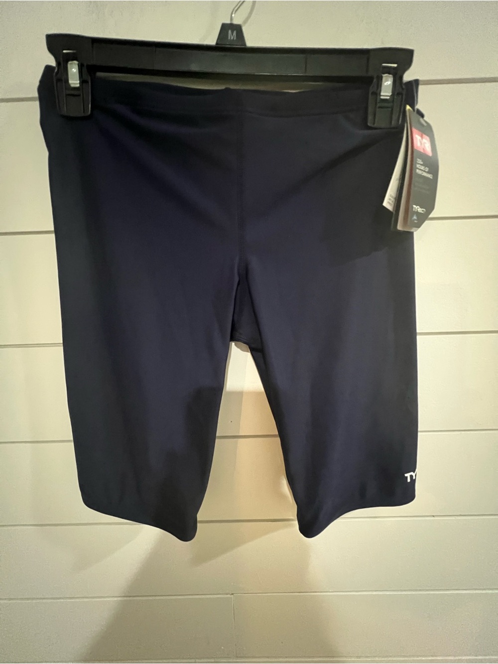 TYR Navy Solid Jammer Swimsuit